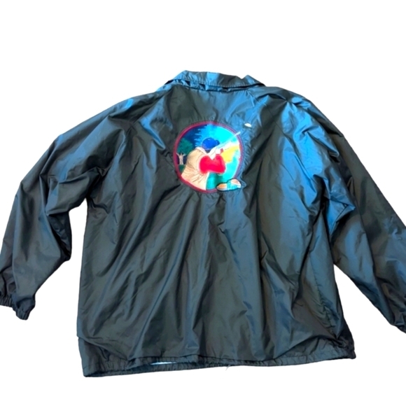 Trap Shooting gorpcore embroidered putty gray windbreaker jacket 2XL - Picture 1 of 9